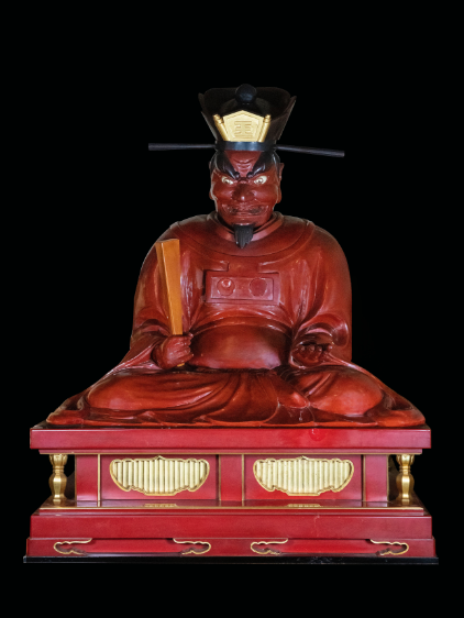 閻魔大王像　ソメイヨシノ発祥の地　西福寺